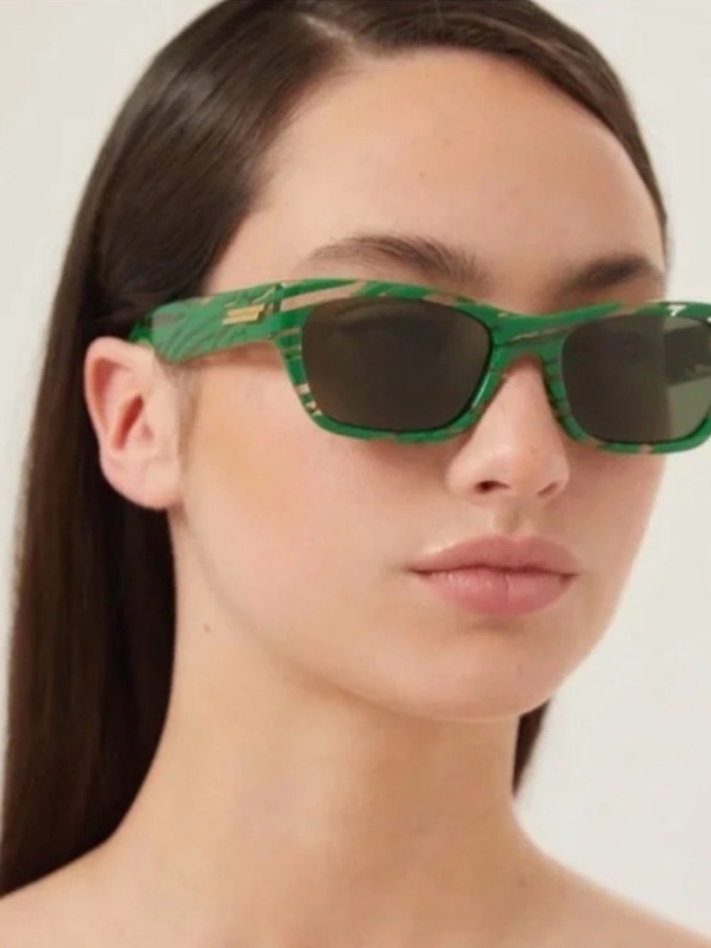 Bottega Veneta BV1143S 004 Green Sunglasses New With Tags